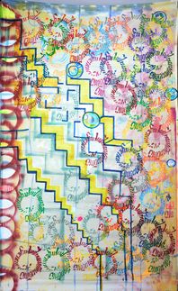 Stairs to balance. Stairs to Ganesha