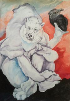 Призраки тундры.Великан Кочатка и Ворон.