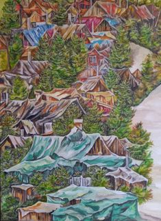 Старый Магадан.Клубная улица.