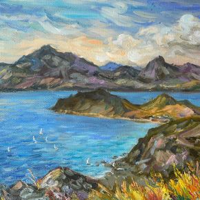 Вид на Коктебель