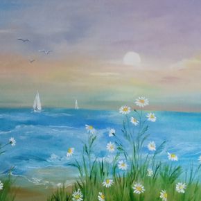 На побережье