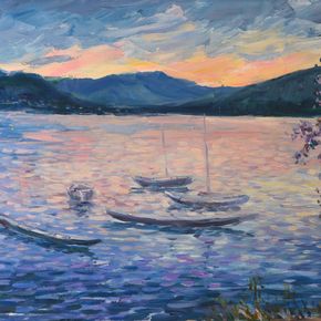 Вечернее озеро