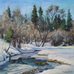 Весна на реке. Менделеево