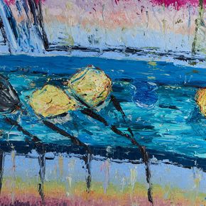 Груши на парапете