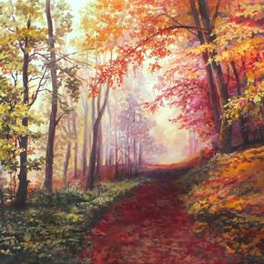 Осенний кленовый лес