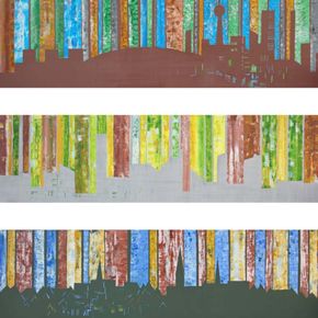 Осло, Торонто, Гамбург Экология Абстракция Триптих