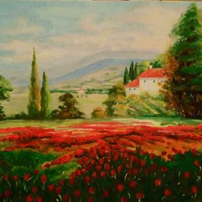 Красные маки