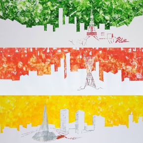 Саппоро, Кавасаки, Сагамихара Города Японии. Абстракция