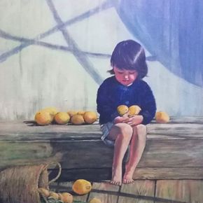 Девочка с лимонами