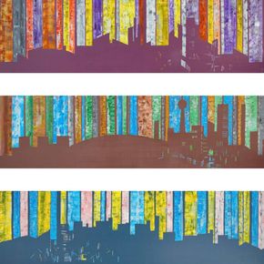 Торонто, Портленд, Гонолулу Экология Абстракция Триптих