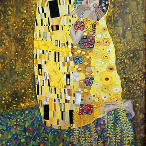 "Поцлуй" Густв Климт копия