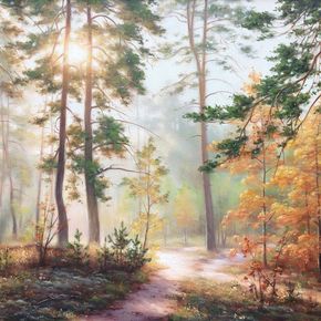 В осеннем лесу