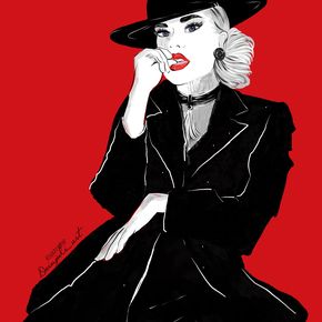 Девушка в шляпе