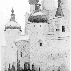 "У входа " из серии "На белом"