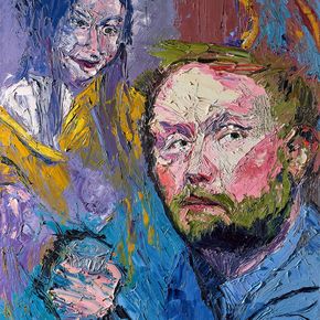 Опять он греет водку