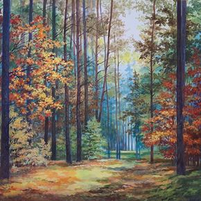 В осеннем лесу