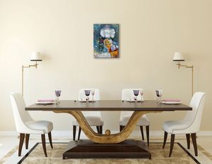 Вино и хризантемы