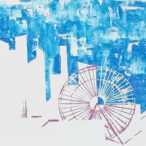 Йокогама, Саппоро, Сайтама Города Японии. Абстракция Триптих