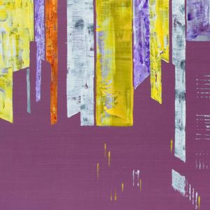 Портленд, Гонолулу Город Абстракция Диптих