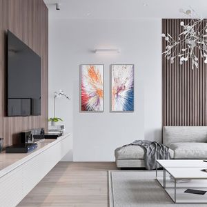 Горы Анды Абстрактный Диптих