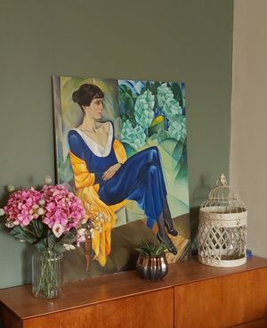 Портрет Ахматовой, копия