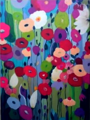 Яркие цветы