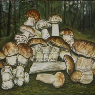 Белые грибы из леса возле хутора Вихляевский.