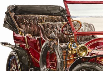 Рисунок автомобиля Delaunay-Belleville HB4