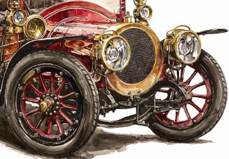 Рисунок автомобиля Delaunay-Belleville HB4