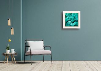 Аквамарин. Абстракция. Фотография