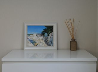 Каменистый берег в Антибе (Rocky coast in Antibes)