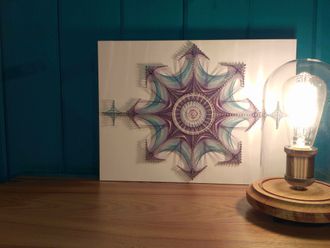 Звезда в стиле StringArt - эксклюзивный подарок