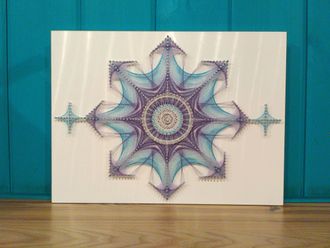 Звезда в стиле StringArt - эксклюзивный подарок