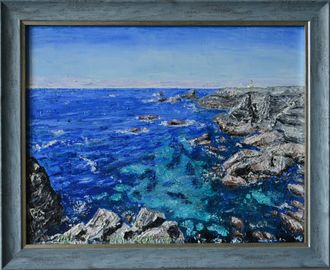 Берег острова Бель-Иль-ен-Мер (Бретань) (Coast of Belle-Ile-en-Mer Island (Bretagne)