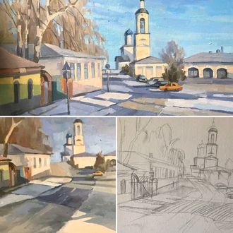Февральский день. Боровск