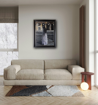 Девушка на улице Риволи (Young girl at Rivoli street)