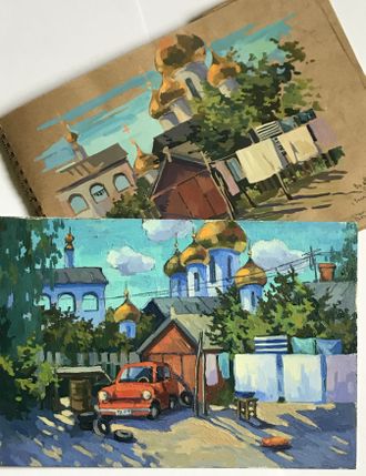 Старый дворик. Углич.