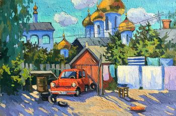 Старый дворик. Углич.