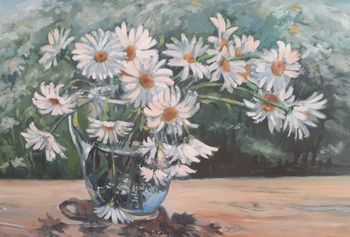 Букет ромашек