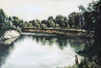 Крутой поворот Хопра, возле хутора Крутого.