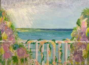 Терраса с видом на море