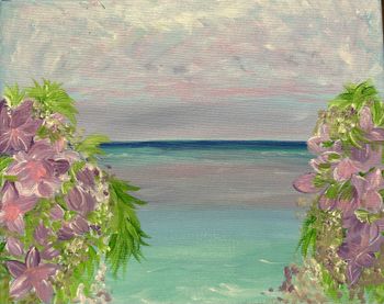 Симбиоз моря и цветов