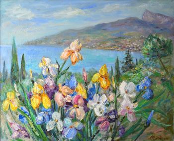 Японские  ирисы