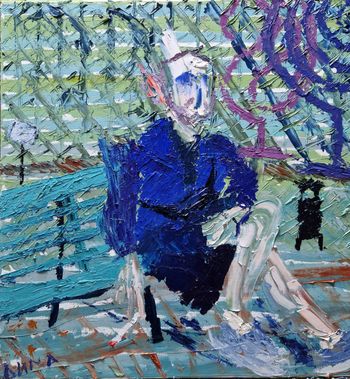 Курильщик в Ботаническом саду