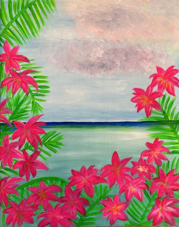 Неоновый закат