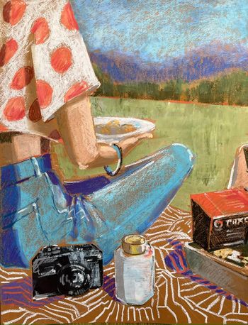 Picnic Postcard
