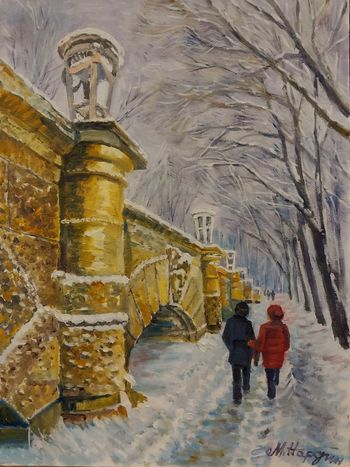 В зимнем парке.