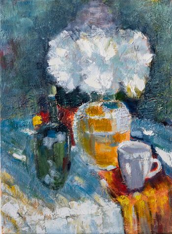 Вино и хризантемы