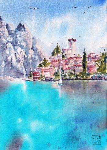 Lado di Carda. Malcesine (Серия: Города озера Гарда)