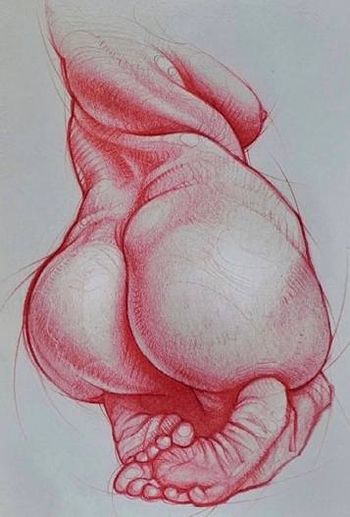 Мадам в красном.